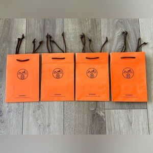 Hermes Authentic Gift Bags (Mini)
